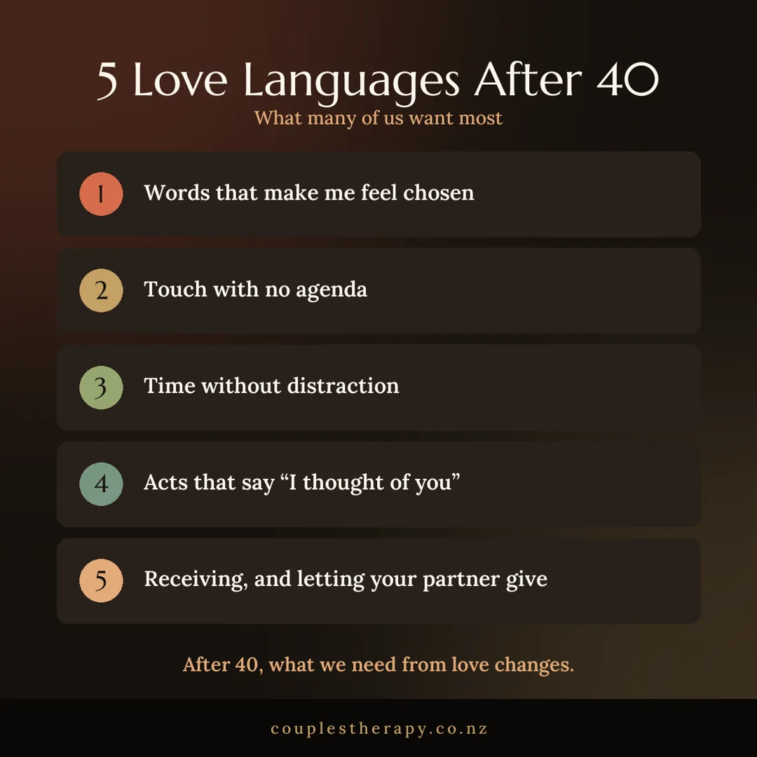 Five love languages many of us want most after 40