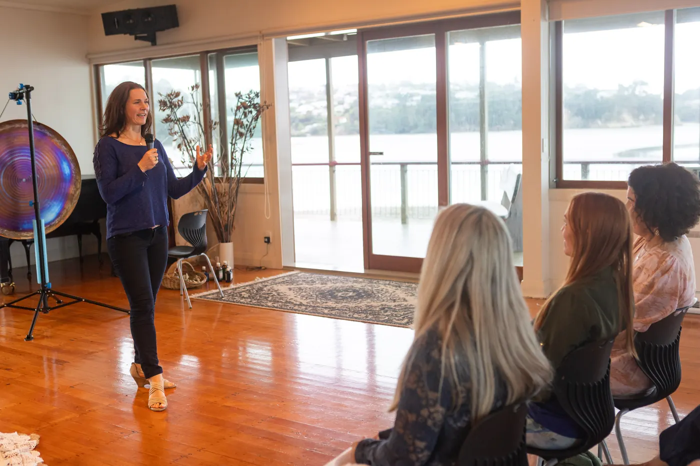Tarisha Tourok leading a workshop